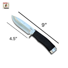 Load image into Gallery viewer, GTW 440C Fixed Blade Survival Knife – 8.8” Outdoor Full Tang Hunting Knife with Rubber Handle & Sheath
