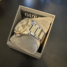 Load image into Gallery viewer, GUESS Frontier All Gold Chronograph Watch with White Crystals – Model U0799G2