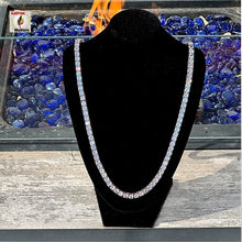Load image into Gallery viewer, Iced Out 24 Inch 5mm Rose Gold Tennis Chain with CZ Stones – Hip Hop Fashion Necklace