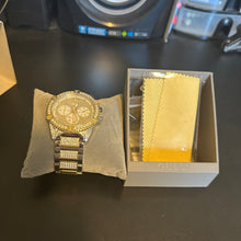 Load image into Gallery viewer, GUESS Frontier All Gold Chronograph Watch with White Crystals – Model U0799G2