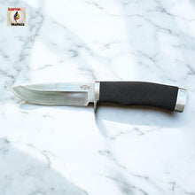 Load image into Gallery viewer, GTW 440C Fixed Blade Survival Knife – 8.8” Outdoor Full Tang Hunting Knife with Rubber Handle & Sheath