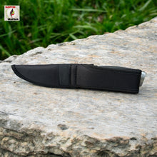 Load image into Gallery viewer, GTW 440C Fixed Blade Survival Knife – 8.8” Outdoor Full Tang Hunting Knife with Rubber Handle & Sheath