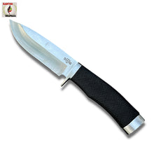 Load image into Gallery viewer, GTW 440C Fixed Blade Survival Knife – 8.8” Outdoor Full Tang Hunting Knife with Rubber Handle & Sheath