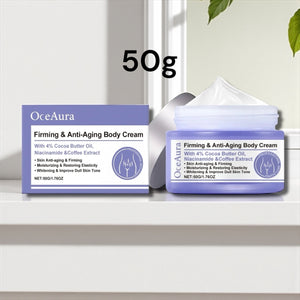 OceAura Anti-Aging Firming Body Cream 50g – Moisturizing Skin Tightening Lotion for Wrinkles, Dryness, and Dull Skin