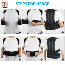 Load image into Gallery viewer, Adjustable Back &amp; Shoulder Posture Corrector – RECOMMENDED TO ORDER 1–2 SIZES UP FROM NORMAL SIZE