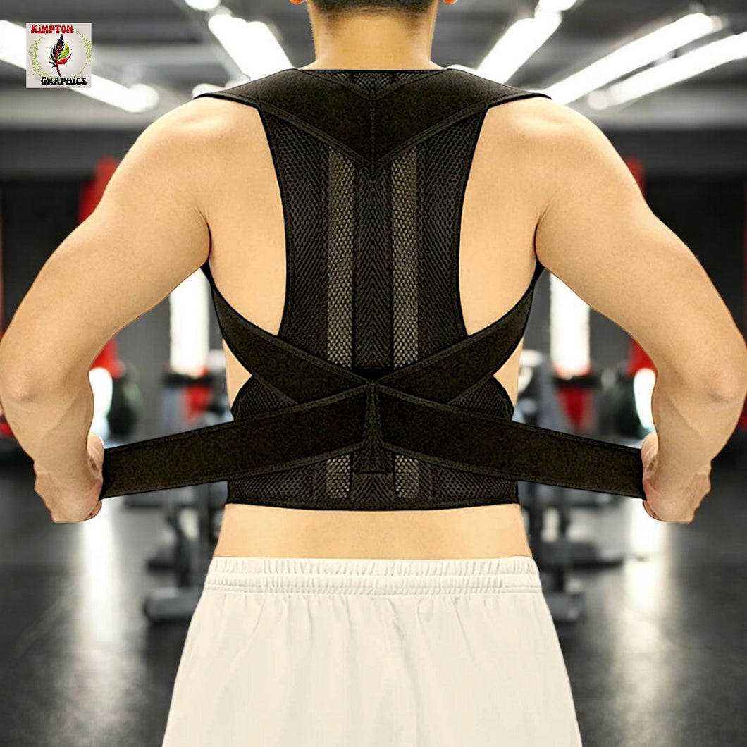 Adjustable Back & Shoulder Posture Corrector – RECOMMENDED TO ORDER 1–2 SIZES UP FROM NORMAL SIZE