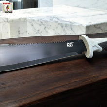 Load image into Gallery viewer, CAT Full Tang Survival Machete with Sawback Blade and Tactical Grip Handle