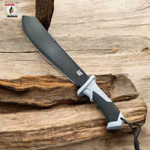Load image into Gallery viewer, CAT Full Tang Survival Machete with Sawback Blade and Tactical Grip Handle