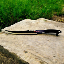 Load image into Gallery viewer, BladeUSA HK-1482 Red Flame Fantasy Sword – 28&quot; Samurai Machete with 19&quot; Stainless Blade