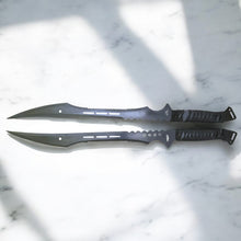 Load image into Gallery viewer, Defender Xtreme 26.5″ Twin Combat Blades – 17″ 3Cr13 Stainless Steel with Magnetic Connector
