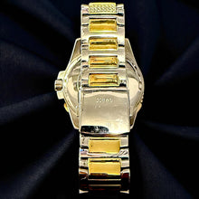 Load image into Gallery viewer, GUESS Gold &amp; Silver Stainless Steel Men’s Watch – Brand New with Box + Cloth
