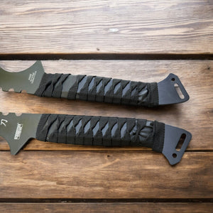 Defender Xtreme 26.5″ Twin Combat Blades – 17″ 3Cr13 Stainless Steel with Magnetic Connector
