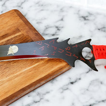 Load image into Gallery viewer, 26&quot; Reat Fantasy Sword Machete – 440 Stainless Steel Blade with Red Cord Grip &amp; Sheath