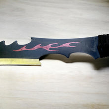 Load image into Gallery viewer, BladeUSA HK-1482 Red Flame Fantasy Sword – 28&quot; Samurai Machete with 19&quot; Stainless Blade