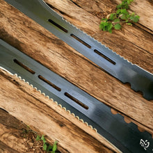 Load image into Gallery viewer, Defender Xtreme 26.5″ Twin Combat Blades – 17″ 3Cr13 Stainless Steel with Magnetic Connector