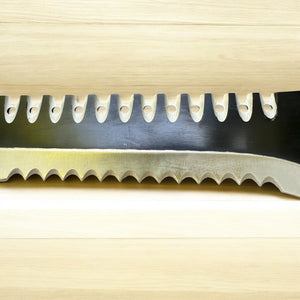 25" Rite Edge Fantasy Machete Sword – 18" Blade, Cord Wrapped Handle, Black & Silver
