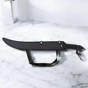 BladeUSA HK-1482 Red Flame Fantasy Sword – 28" Samurai Machete with 19" Stainless Blade