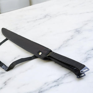 Twin Black Tactical Swords Set – 27" Full Tang Survival Blades with Nylon Handle & Sheath