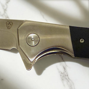 Eafengrow D2 Steel Folding Knife – Axis Lock, G10 Handle | 9.5" Premium EDC Knife