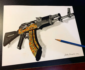 AK-47 "Fall" Edition- Edition 1 Print