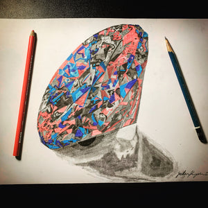 Diamonds Are Forever "Indigo"- Print